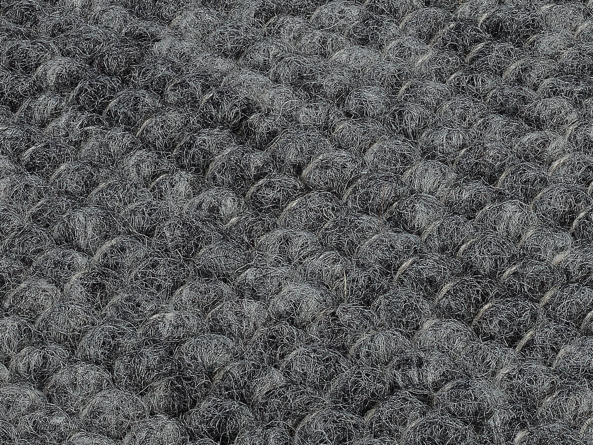 HANDWEBTEPPICH 60/90 cm Helsinki Anthrazit  - Anthrazit, Basics, Textil (60/90cm) - Linea Natura