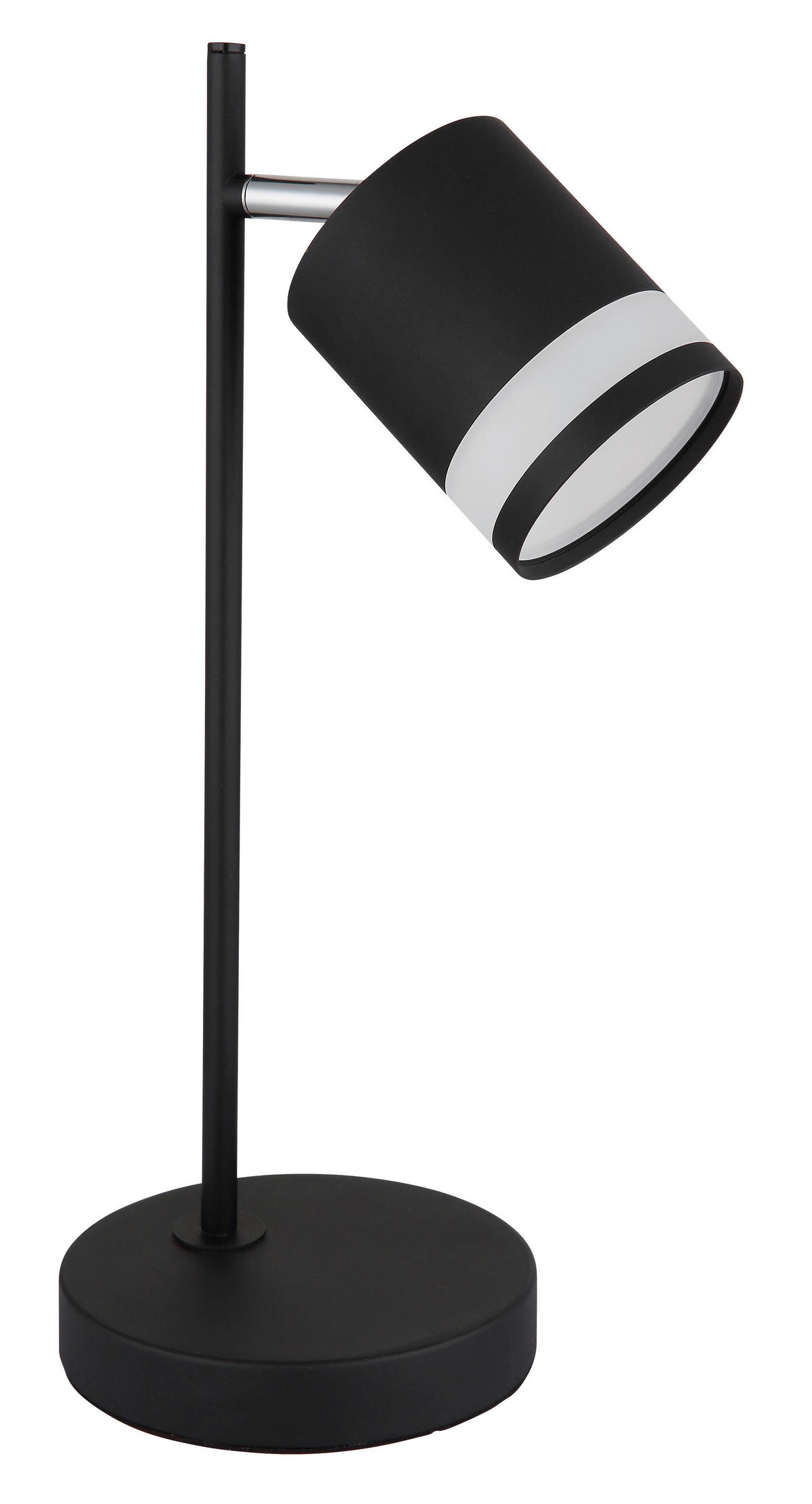 LED-TISCHLEUCHTE 12,7/15/40 cm   - Schwarz/Weiß, Design, Kunststoff/Metall (12,7/15/40cm) - Globo