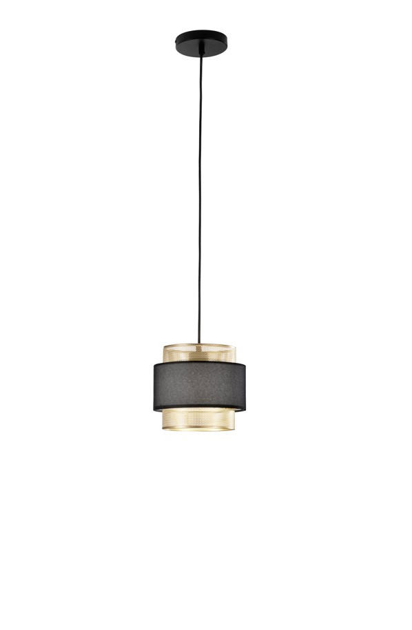 Luce ambiente Design Hängeleuchte Luce Ambiente e Design Schwarz, Gold 200 cm