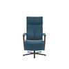 RELAXSESSEL in Textil Blau  - Blau/Schwarz, Design, Textil/Metall (76/110/83cm) - Beldomo Speed