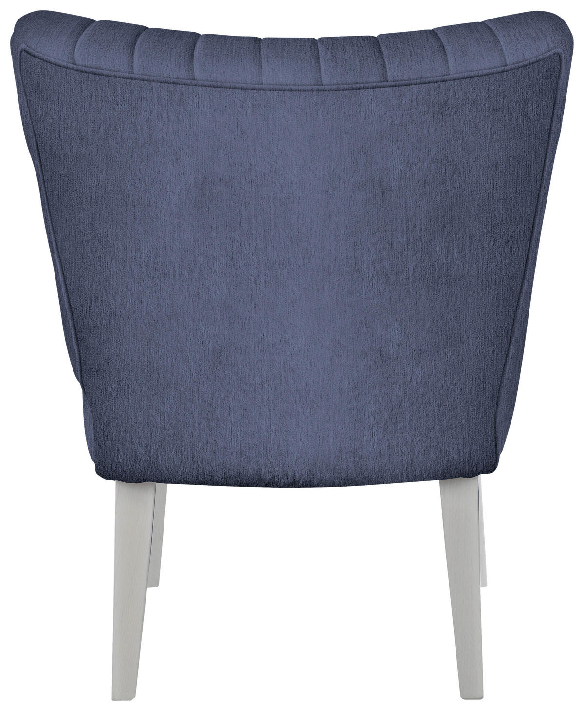 SESSEL Webstoff, Teddystoff Dunkelblau    - Weiß/Dunkelblau, MODERN, Holz/Textil (64/80/66cm) - Livetastic