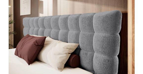 BOXSPRINGBETT 180/200 cm in Greige - Greige/Schwarz, Design, Holz/Holzwerkstoff (180/200cm) - Esposa