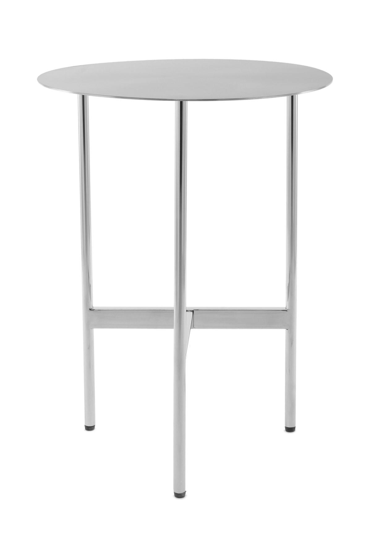 ODKLÁDACÍ STOLEK, barvy nerez oceli - barvy nerez oceli, Design, kov (40/54cm) - MID.YOU