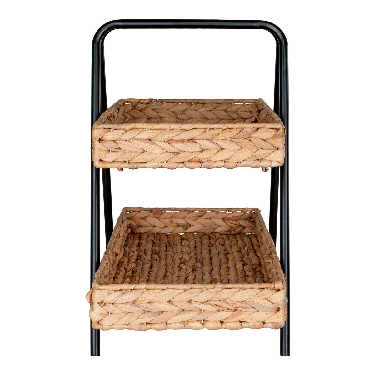 TABLETT Holz Wasserhyazinthe  - Schwarz/Braun, Design, Holz (42/43.5/23cm)