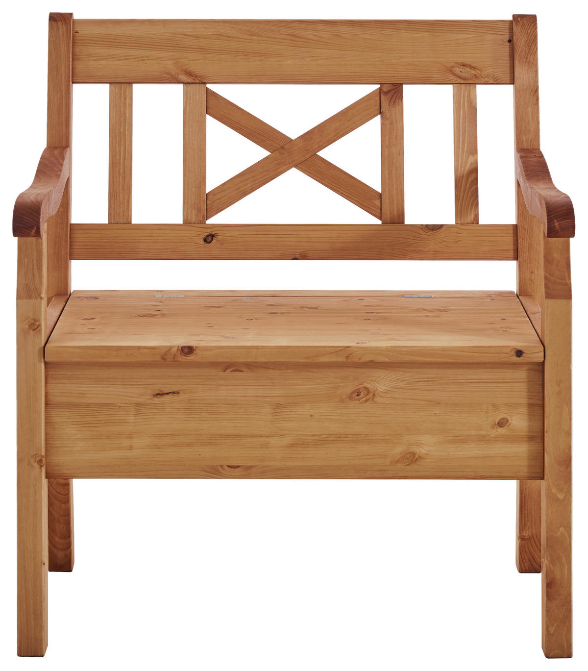 SITZBANK 84/93/58 cm Laugenfarbig Kiefer massiv  - Laugenfarbig, ROMANTIK / LANDHAUS, Holz (84/93/58cm) - Boxxx