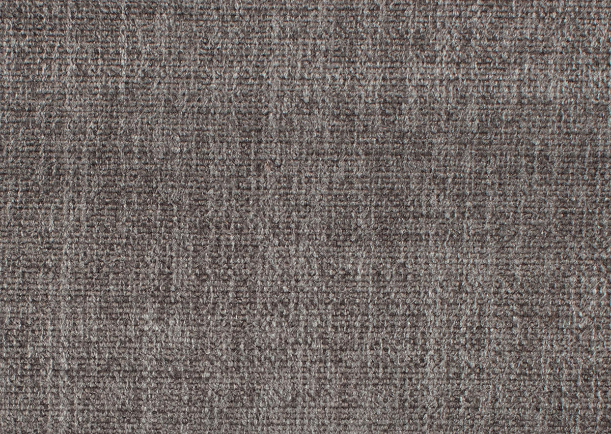 ECKSOFA in Flachgewebe, Leinenoptik Taupe  - Taupe/Schwarz, Design, Textil/Metall (242/170cm) - Xora