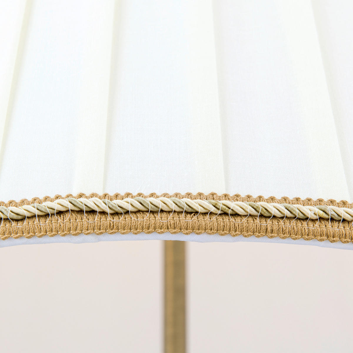 STEHLEUCHTE Tonia 56/154 cm   - Beige/Bronzefarben, LIFESTYLE, Textil/Metall (56/154cm)