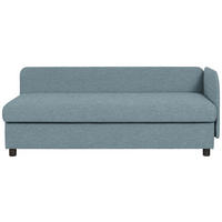 LIEGE in Blau  - Wengefarben/Blau, MODERN, Holz/Textil (206/80/94cm) - Joka