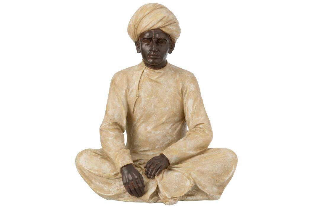 SKULPTUR - Beige/Braun, Basics, Kunststoff (36/26/44cm)