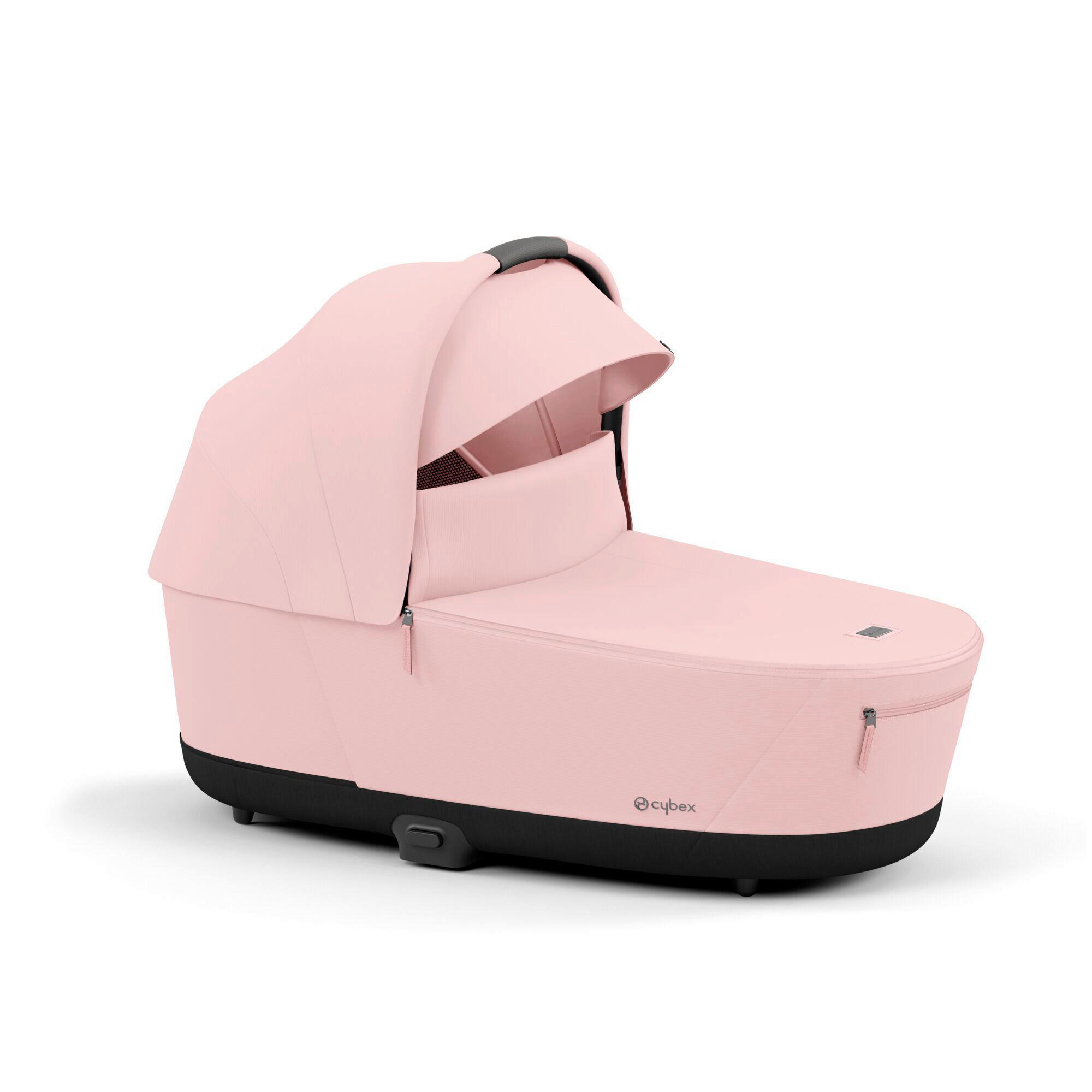 LIEGEWANNE PRIAM LUX  - Hellrosa/Weiß, Trend, Textil (87,5/48/60cm) - cybex PLATINUM