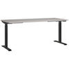 SCHREIBTISCH höhenverstellbar  - Kaschmir/Schwarz, MODERN, Holzwerkstoff/Metall (180/80/72-120cm) - Germania