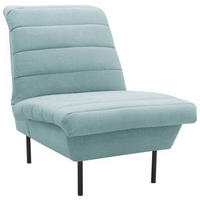 SESSEL Flachgewebe Mintgrau    - Mintgrau/Schwarz, Design, Textil/Metall (72/92/103cm) - LOOKS by W.Joop