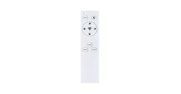 LED-DECKENLEUCHTE 45/6 cm - Chromfarben/Transparent, Design, Kunststoff/Metall (45/6cm) - Novel