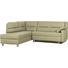 WOHNLANDSCHAFT in Leder Creme - Creme/Alufarben, KONVENTIONELL, Leder/Metall (208/223cm) - Sedda WOHNLANDSCHAFT in Leder Creme - Creme/Alufarben, KONVENTIONELL, Leder/Metall (208/223cm) - Sedda