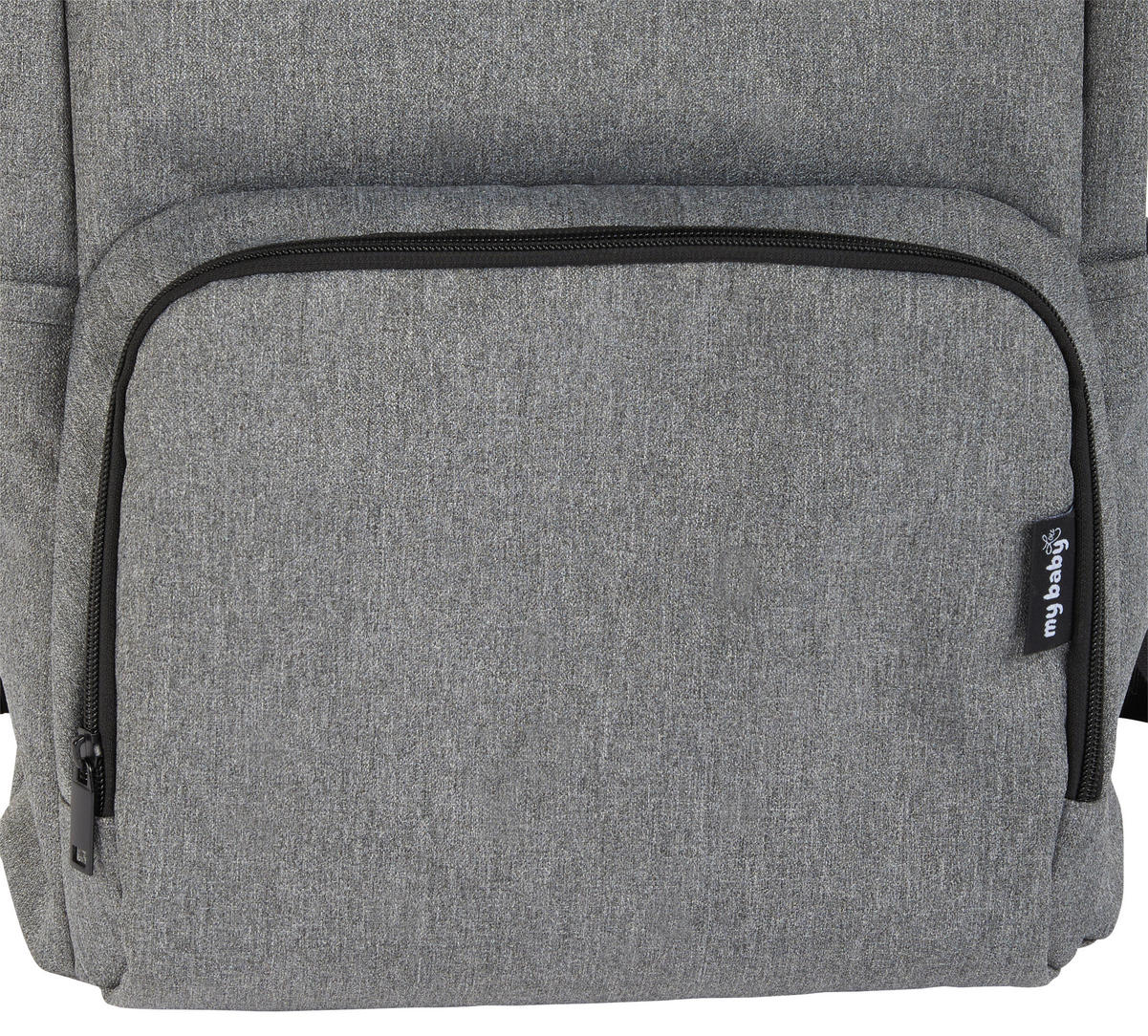 WICKELRUCKSACK  - Dunkelgrau, Basics, Textil (62/19/60cm) - My Baby Lou