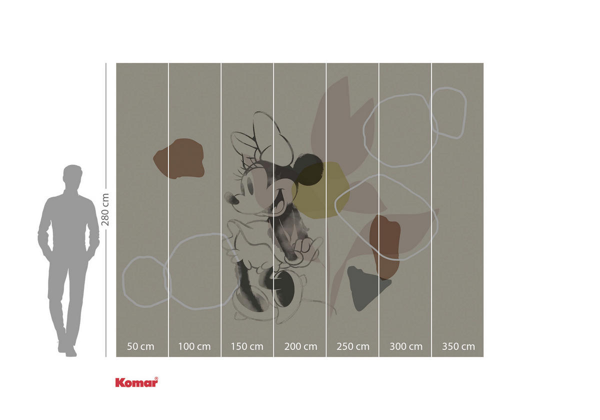 FOTOTAPET 350/280 cm  - multicolor, Trend, papper (350/280cm)