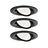 LED-DECKENLEUCHTE 8,4 cm  - Schwarz, Basics, Metall (8,4cm) - Paulmann