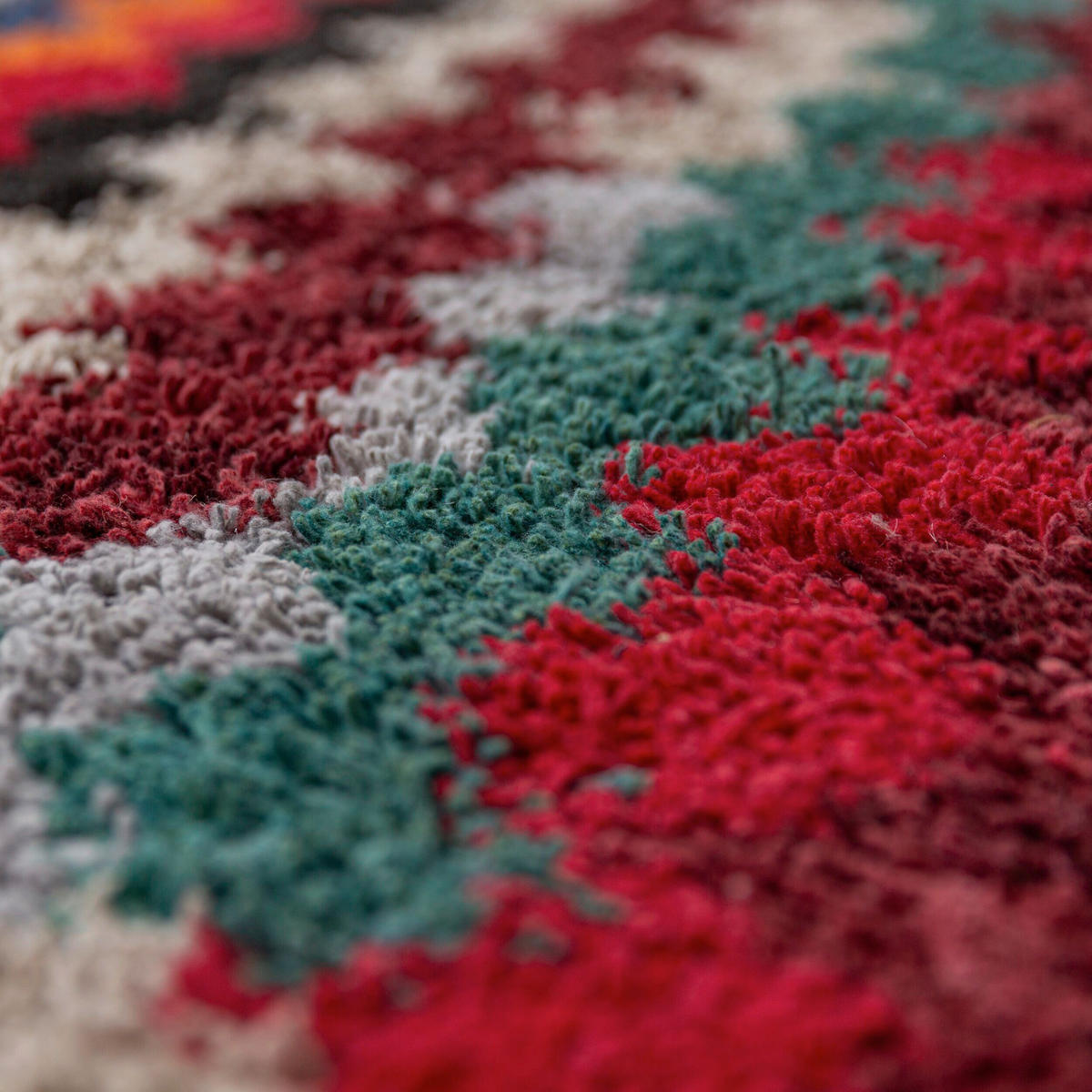 HOCHFLORTEPPICH 133/190 cm Multicolor rechteckig  - Multicolor, Basics, Kunststoff/Textil (133/190cm) - Flair Rugs