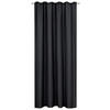 GOTOVA ZAVESA crna - crna, Osnovno, tekstil (135/245cm) - Boxxx