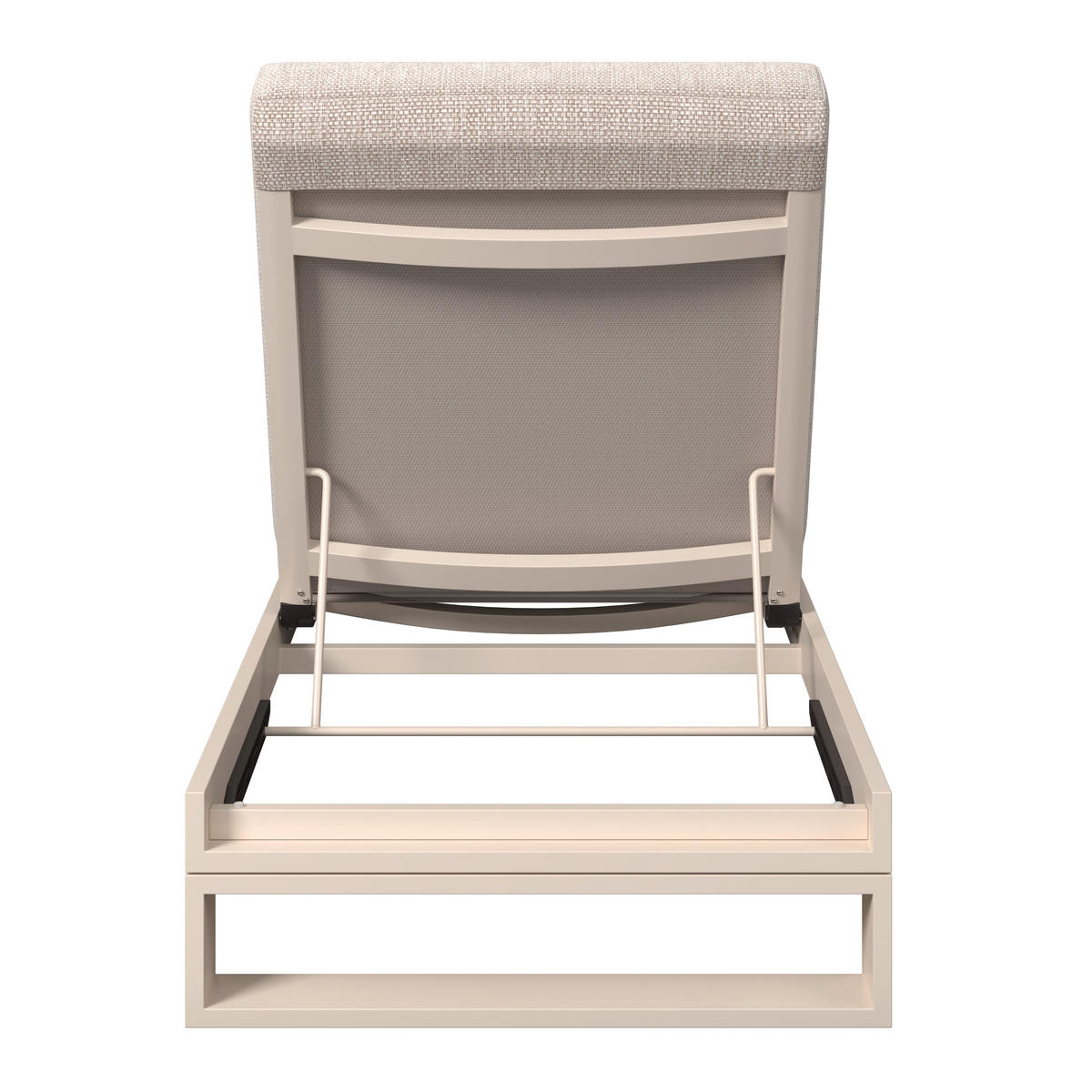 KERTI NAPOZÓÁGY 72/25/200 cm  - bézs, Design, textil/fém (72/25/200cm) - Amatio