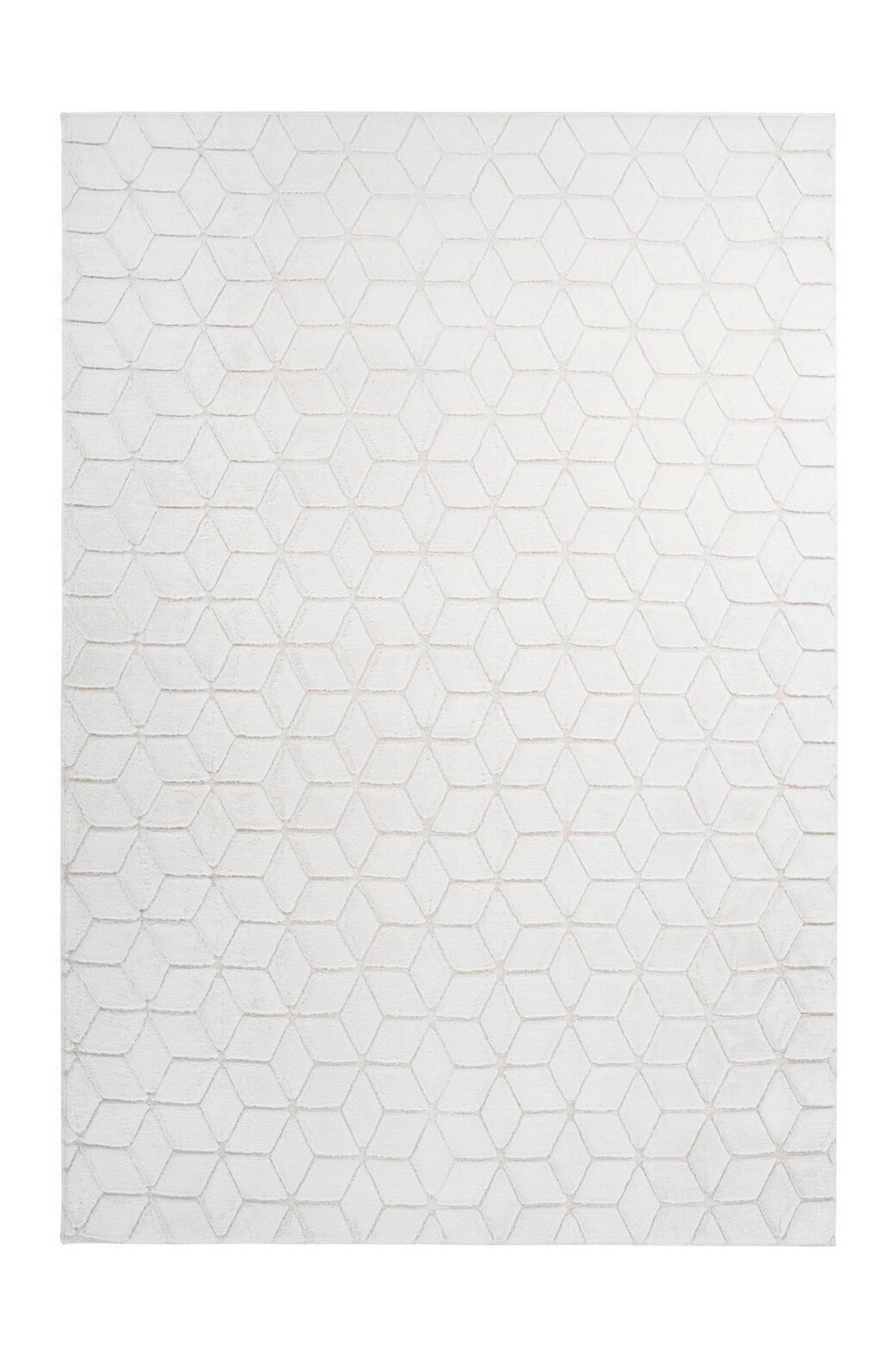 TEPPICH 120/160 cm Vivica 125 Weiß / Creme  - Weiss/Creme, Konventionell, Textil (120/160cm)