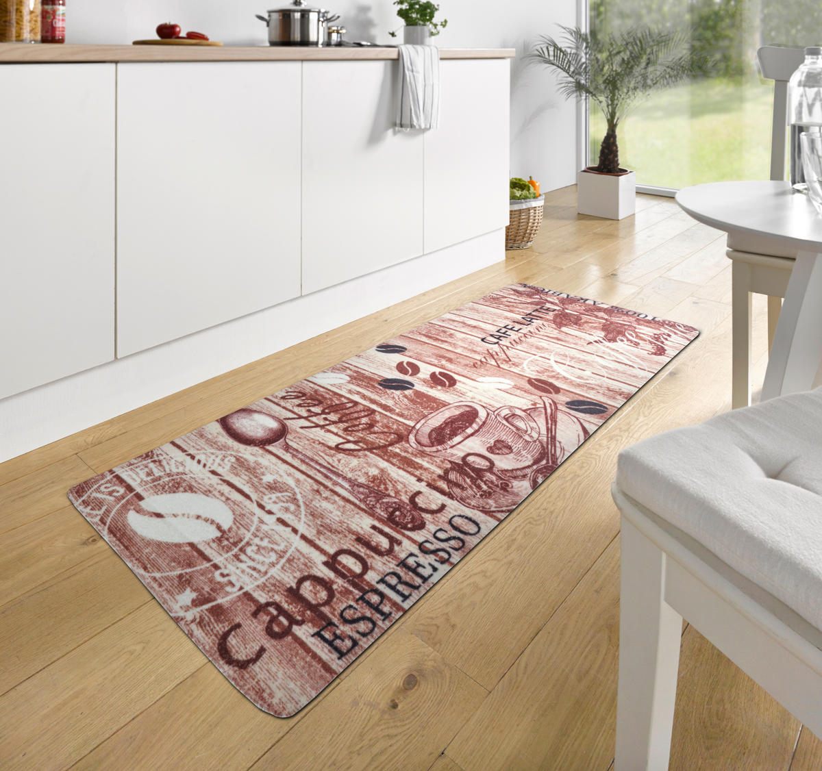 KÜCHENLÄUFER 67/180 cm Loop Creme, Mokka  - Creme/Mokka, Design, Kunststoff/Textil (67/180cm) - Hanse Home