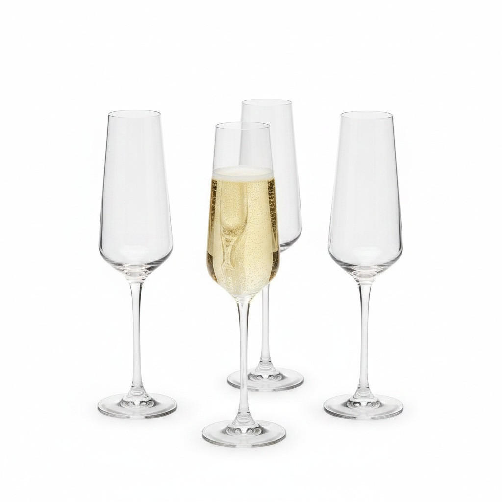 GLASSET Ava 4 delar  - klar, Basics, glas (7/26cm) - Van Well