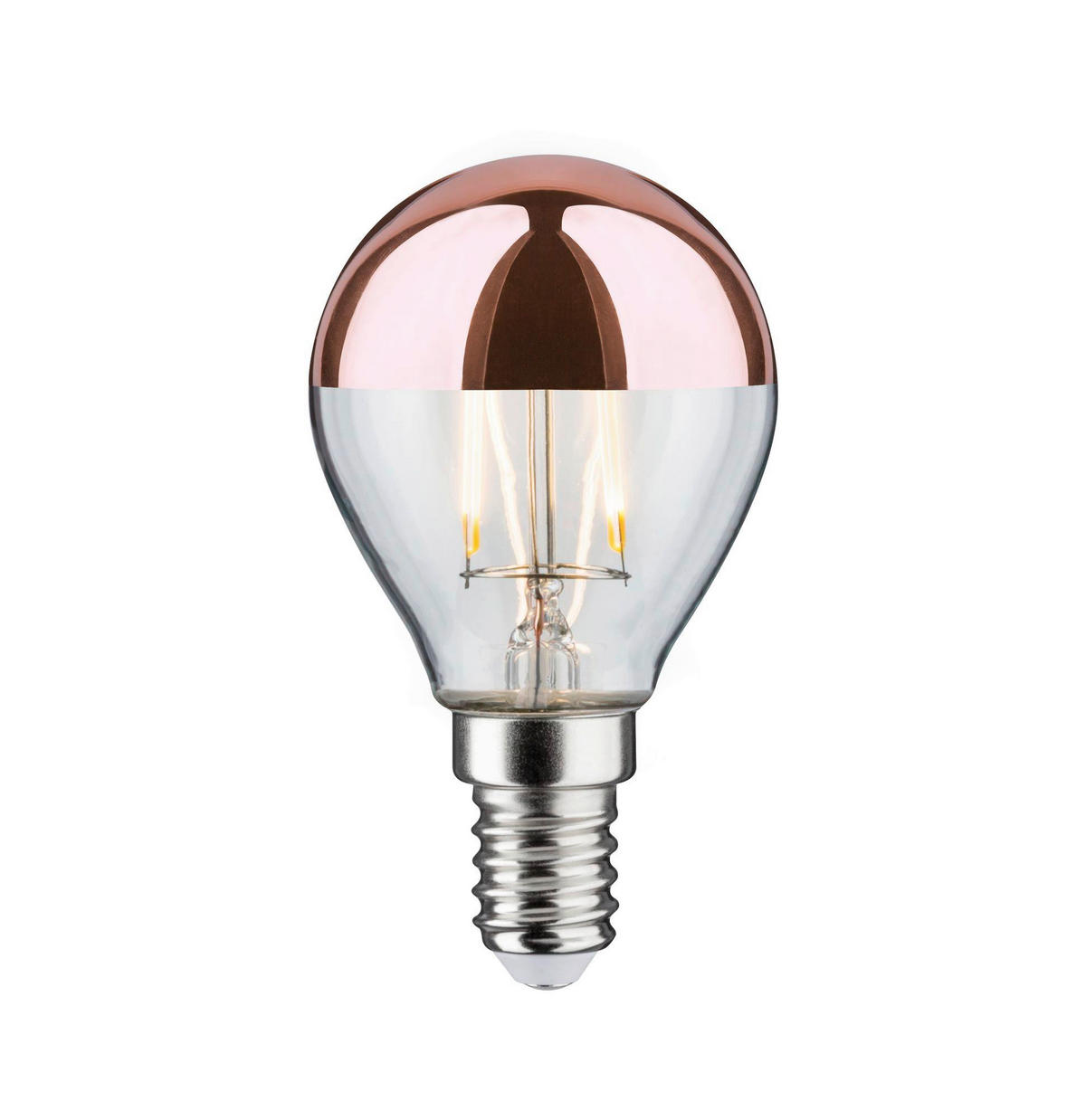 LED-LEUCHTMITTEL   E14 2,6W W 220 lm  - Klar/Kupferfarben, Basics, Glas (7,8cm) - Paulmann