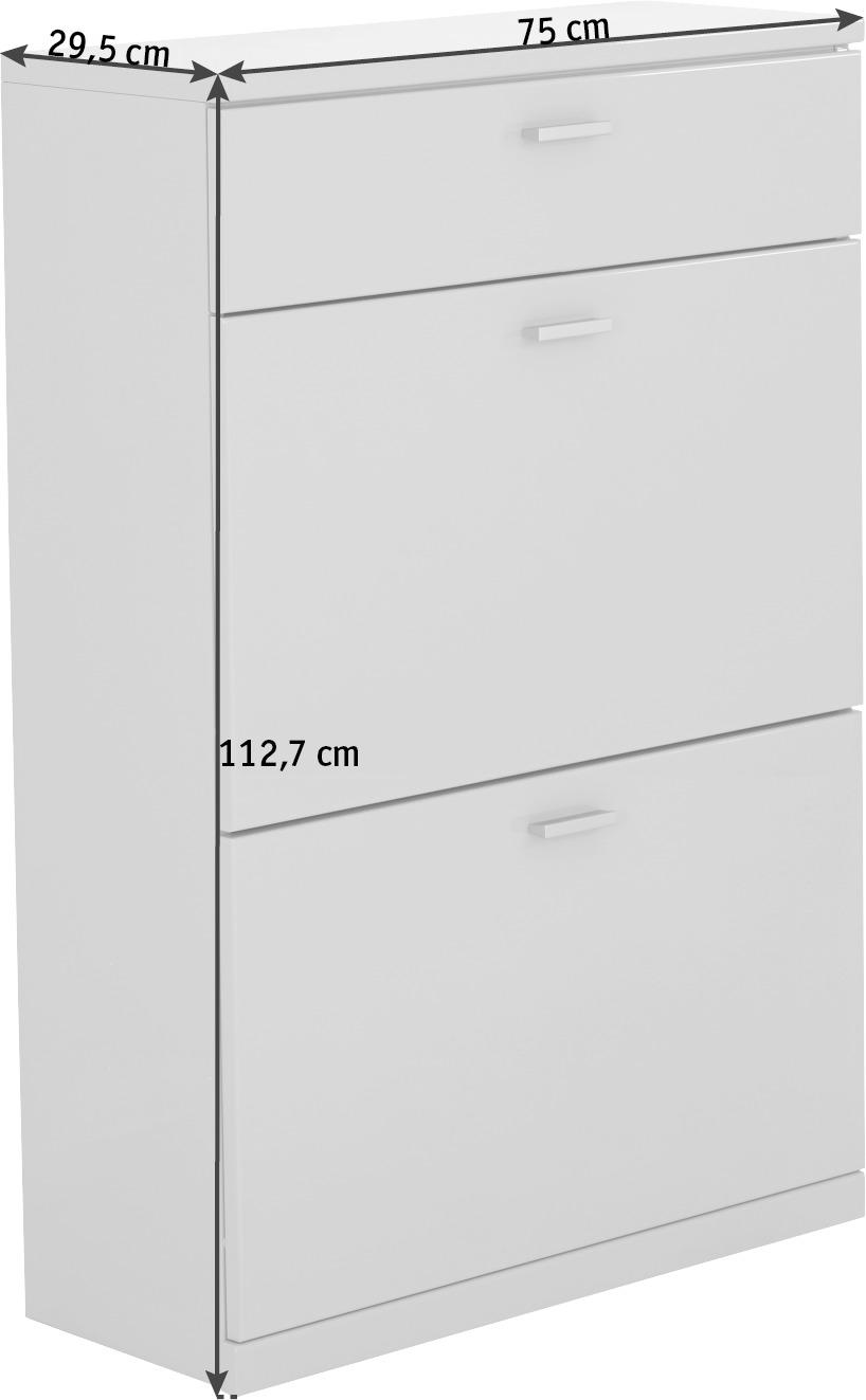 BOTNÍK, žlutá, 75/112,7/29,5 cm - žlutá/barvy nerez oceli, Design, kov/kompozitní dřevo (75/112,7/29,5cm) - Invivus