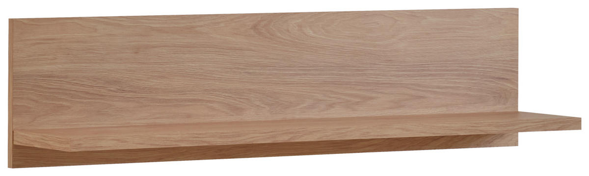 WANDBOARD  100/24/19,6 cm  - Eichefarben, Design, Holzwerkstoff (100/24/19,6cm) - Stylife