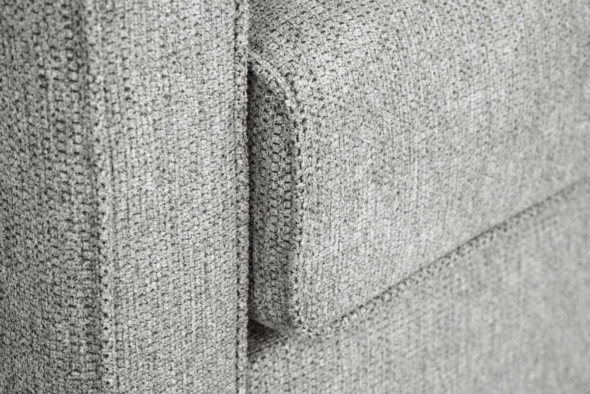 SCHLAFSOFA Webstoff Hellgrau  - Hellgrau/Schwarz, Design, Kunststoff/Textil (186/83/100cm) - Xora