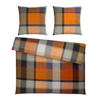 BETTWÄSCHE Flanell 200/200 cm  - Orange, Textil (200/200cm) - Novel
