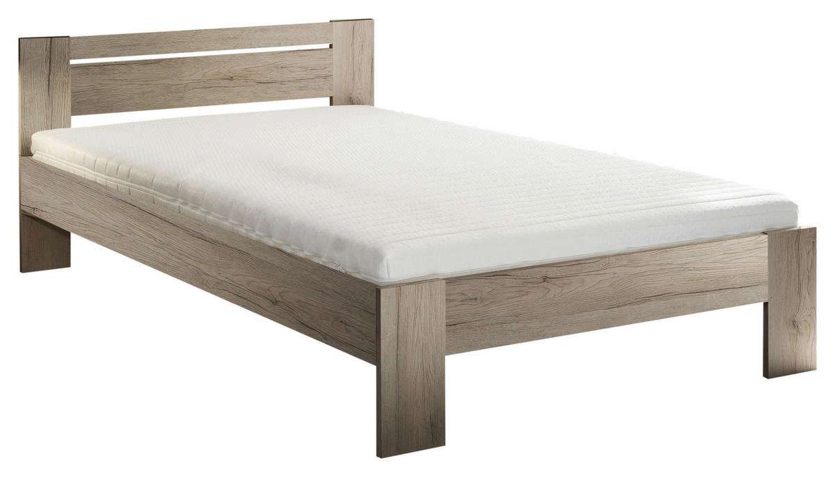 BETT 120/200 cm  in Eiche San Remo  - Eiche San Remo, KONVENTIONELL (120/200cm) - Boxxx