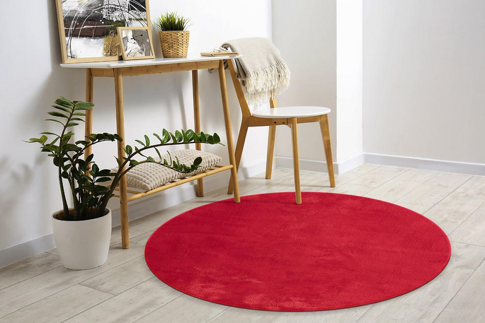 FELLTEPPICH 200 cm Loft  - Rot, KONVENTIONELL, Textil (200cm)