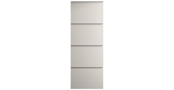 SCHUHKIPPER 60/161/22 cm - Weiß, Design, Glas/Holzwerkstoff (60/161/22cm) - Moderano