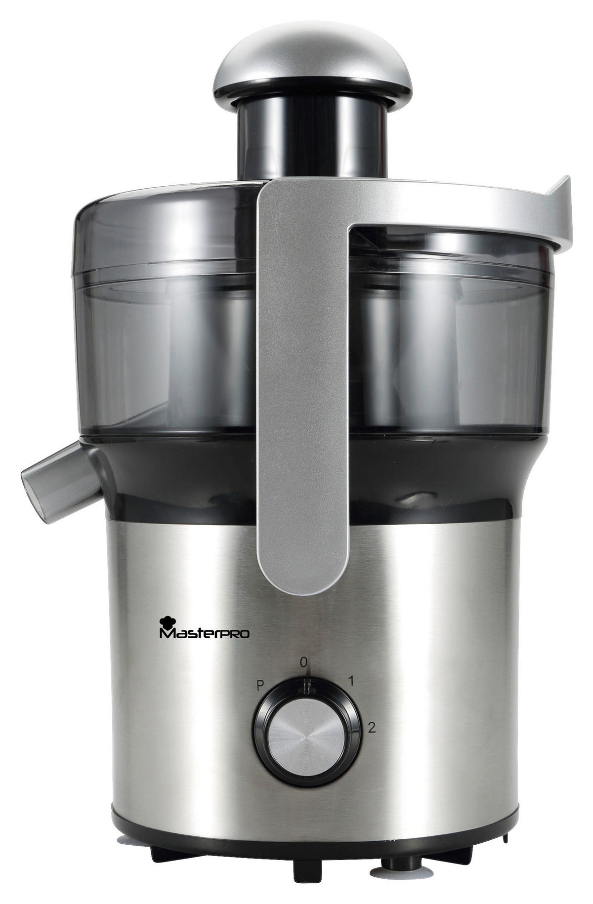 ENTSAFTER  - Silberfarben/Schwarz, Basics, Kunststoff/Metall (22,4/22/34,2cm) - Masterpro