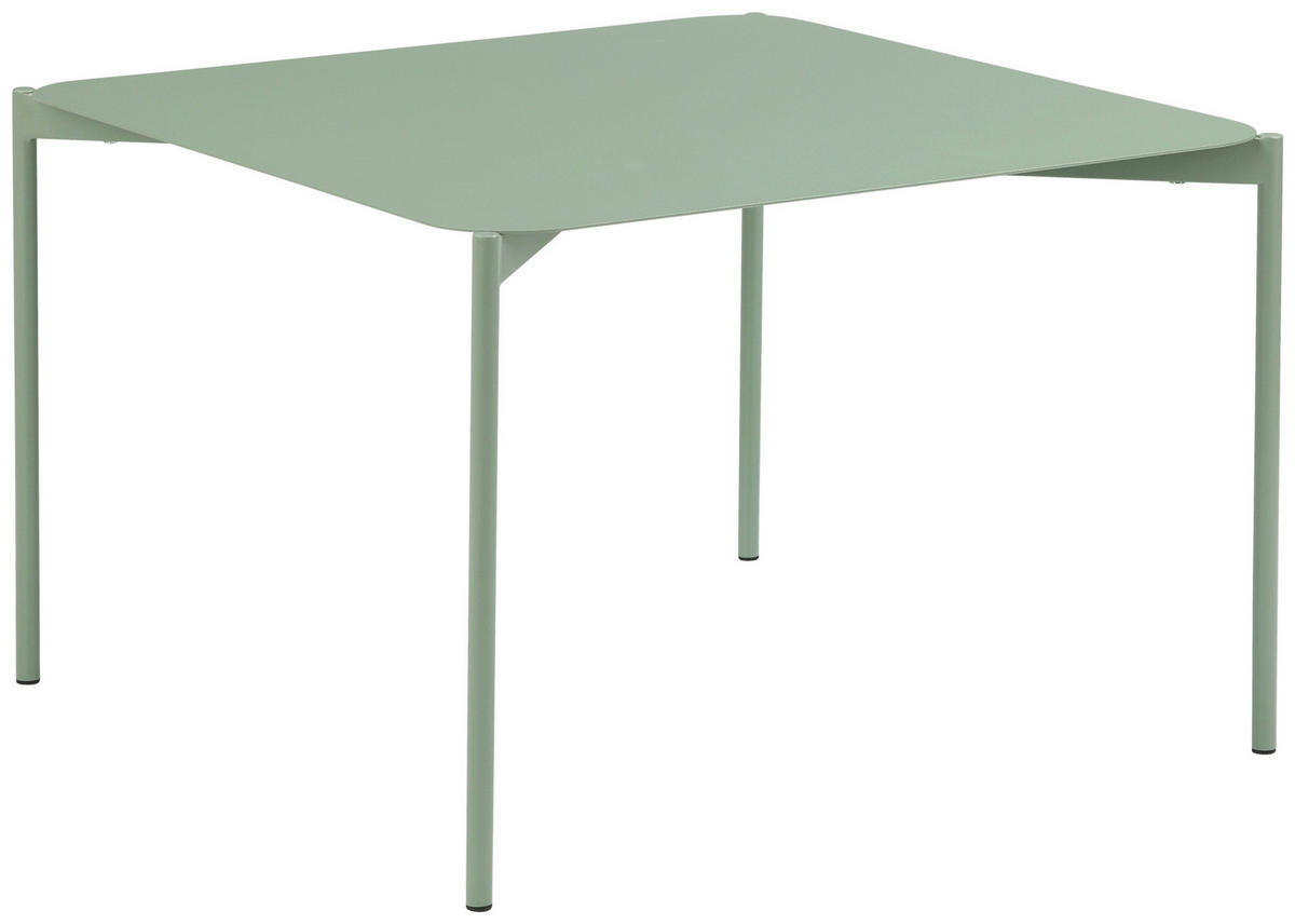 COUCHTISCH 60/60/40 cm quadratisch Grün  - Grün, Design, Metall (60/60/40cm) - Carryhome