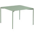 COUCHTISCH 60/60/40 cm quadratisch Grün  - Grün, Design, Metall (60/60/40cm) - Carryhome