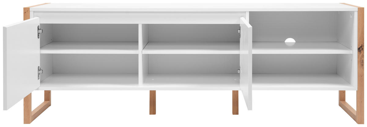 TV-ELEMENT 160/55/40 cm  - Weiß/Eiche Artisan, Design, Holzwerkstoff (160/55/40cm) - MID.YOU
