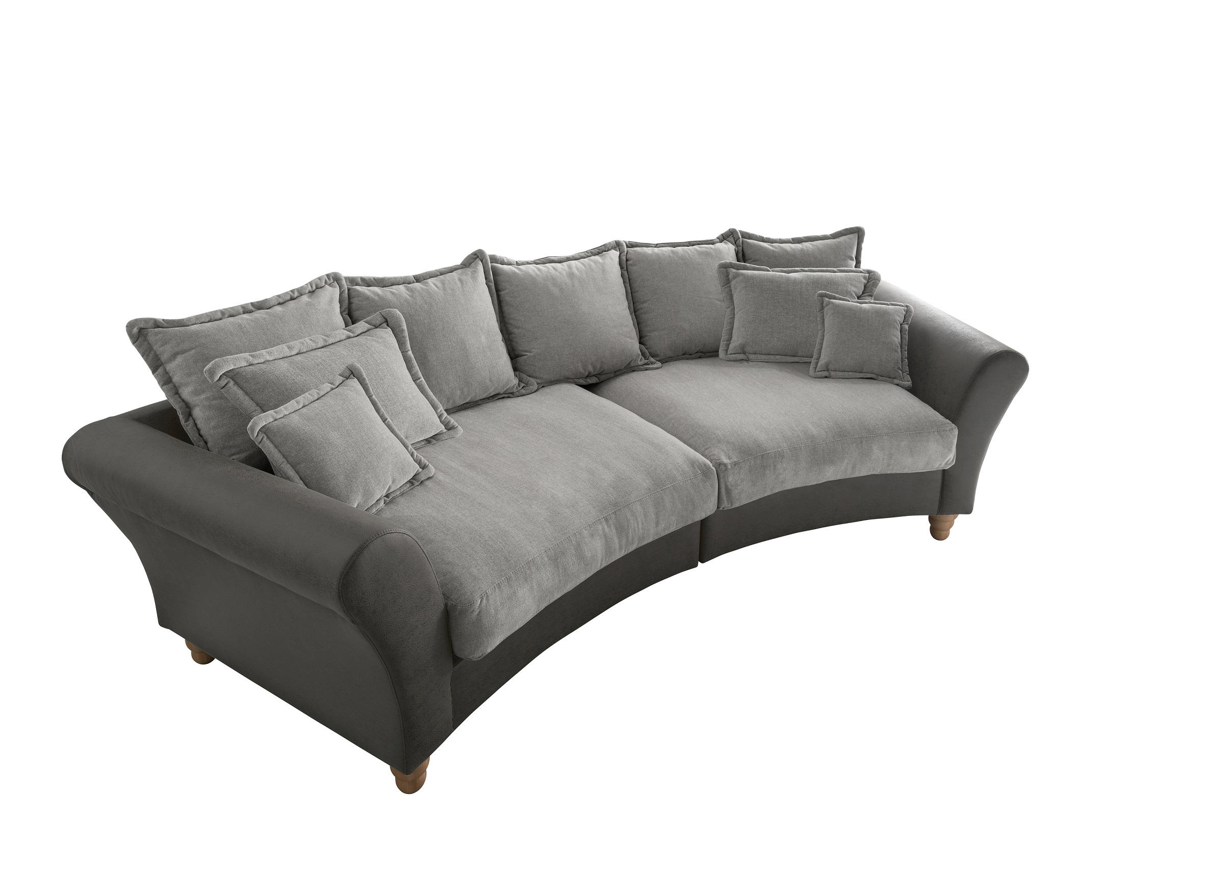 Bigsofa Cordula Anthrazit B: 328 cm
