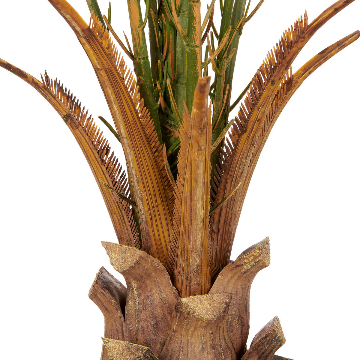 KUNSTPFLANZE Palme 90 cm  - Creme/Braun, Basics, Kunststoff (90cm)