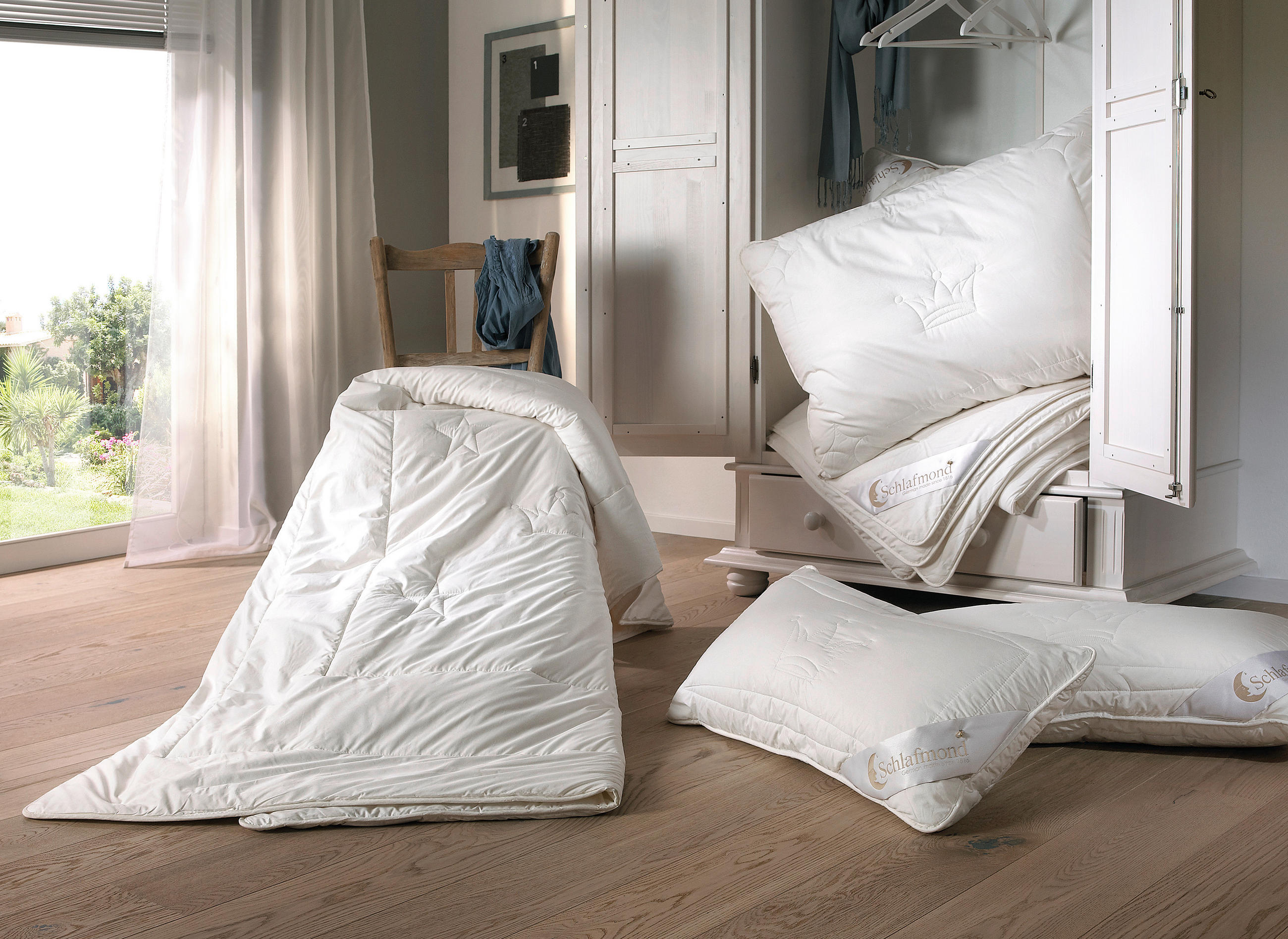 SOMMERDECKE 140/200 cm  - Weiß, Basics (140/200cm) - Schlafmond