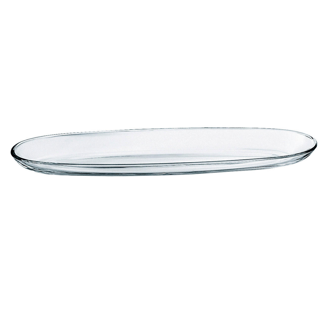 PLADANJ  50/16 cm           Fenice  - prozirno, Basics, staklo (50/16cm) - Bohemia