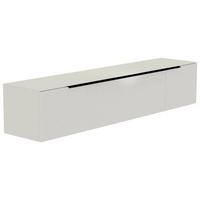 LOWBOARD  in 210/41/45 cm  - Schwarz/Weiß, Design, Glas/Holzwerkstoff (210/41/45cm) - Moderano