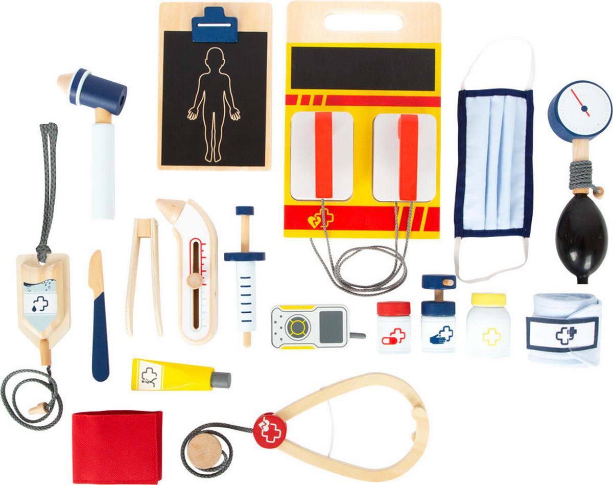 KINDER-ARZTKOFFER - Multicolor, Basics, Holz/Textil (25/33/16cm) - small foot