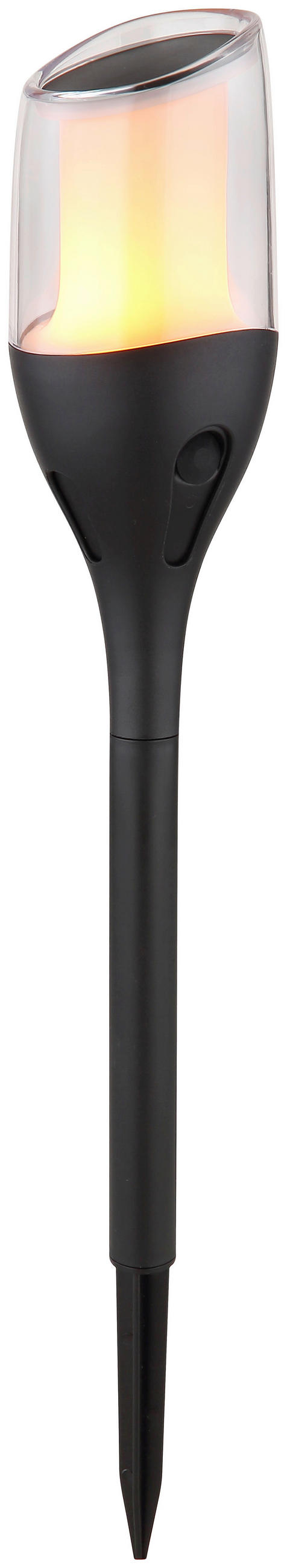 SADA SOLÁRNÍCH SVÍTIDEL, 7,5/64,5 cm - černá/čiré, Basics, plast (7,5/64,5cm) - Ambia Garden