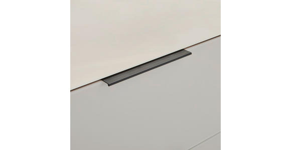 LOWBOARD  in 180/54.7/42 cm  - Kaschmir/Schwarz, Design, Glas/Holzwerkstoff (180/54.7/42cm) - Novel