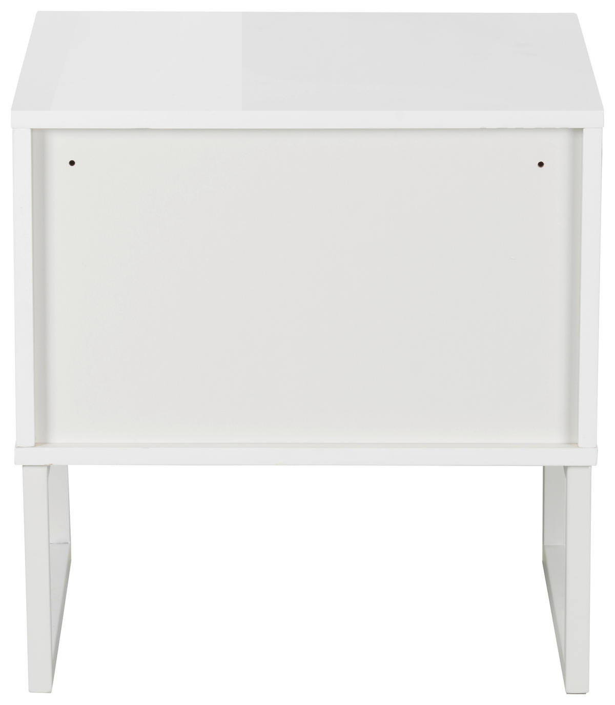 NOČNÝ STOLÍK, biela, 48/50/40 cm - biela, Modern, kov/kompozitné drevo (48/50/40cm) - Livetastic
