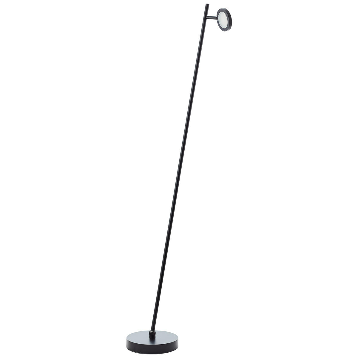 LED-STEHLEUCHTE 24,6/135/20 cm   - Schwarz, KONVENTIONELL, Kunststoff/Metall (24,6/135/20cm) - Brilliant