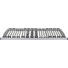 LATTENROST 90/200 cm Buche Echtholz - Anthrazit/Silberfarben, Basics, Holz (90/200cm) - DIAMONA